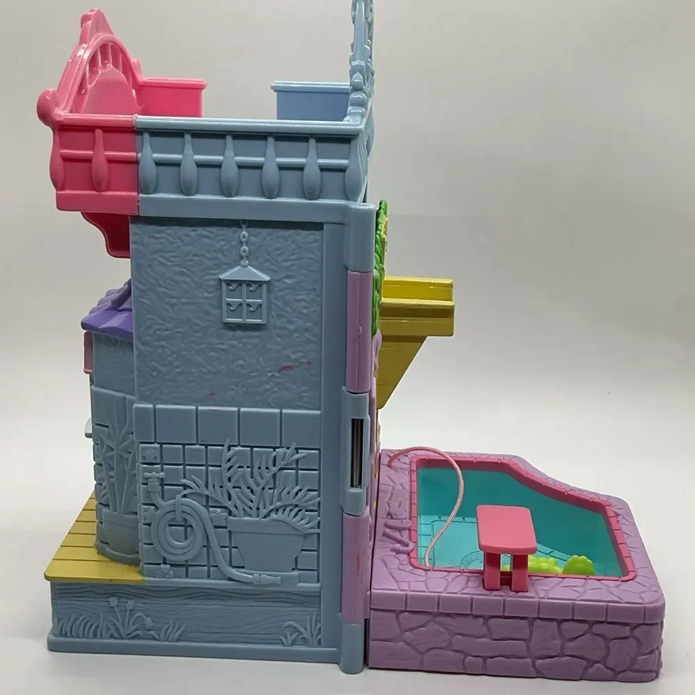 Vintage Fisher-Price Blue, Pink & Purple Sweet Streets Seaside Play Shop